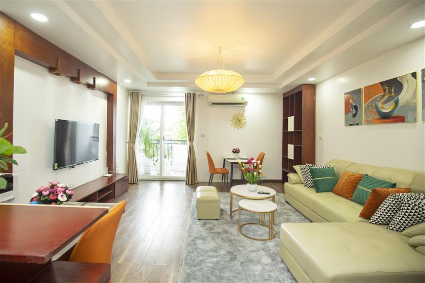 Cho thuê căn hộ 1 ngủ phố Đào Tấn, Linh Lang, Kim Mã gần Lotte, dịch vụ tiện nghi, nội thất mới